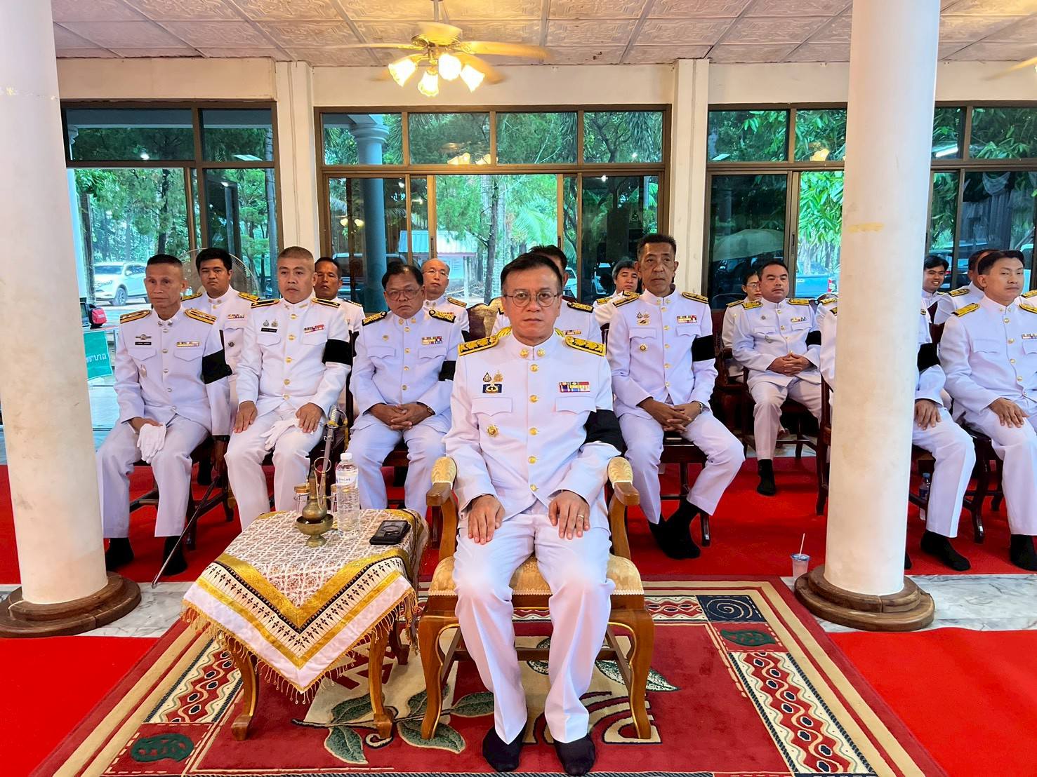 พช.เต่างอย ร่วมพิธีบำเพ็ญกุศลเพื่อถวายพระราชกุศลครบรอบ 15 วัน (ปัณรสมวาร)