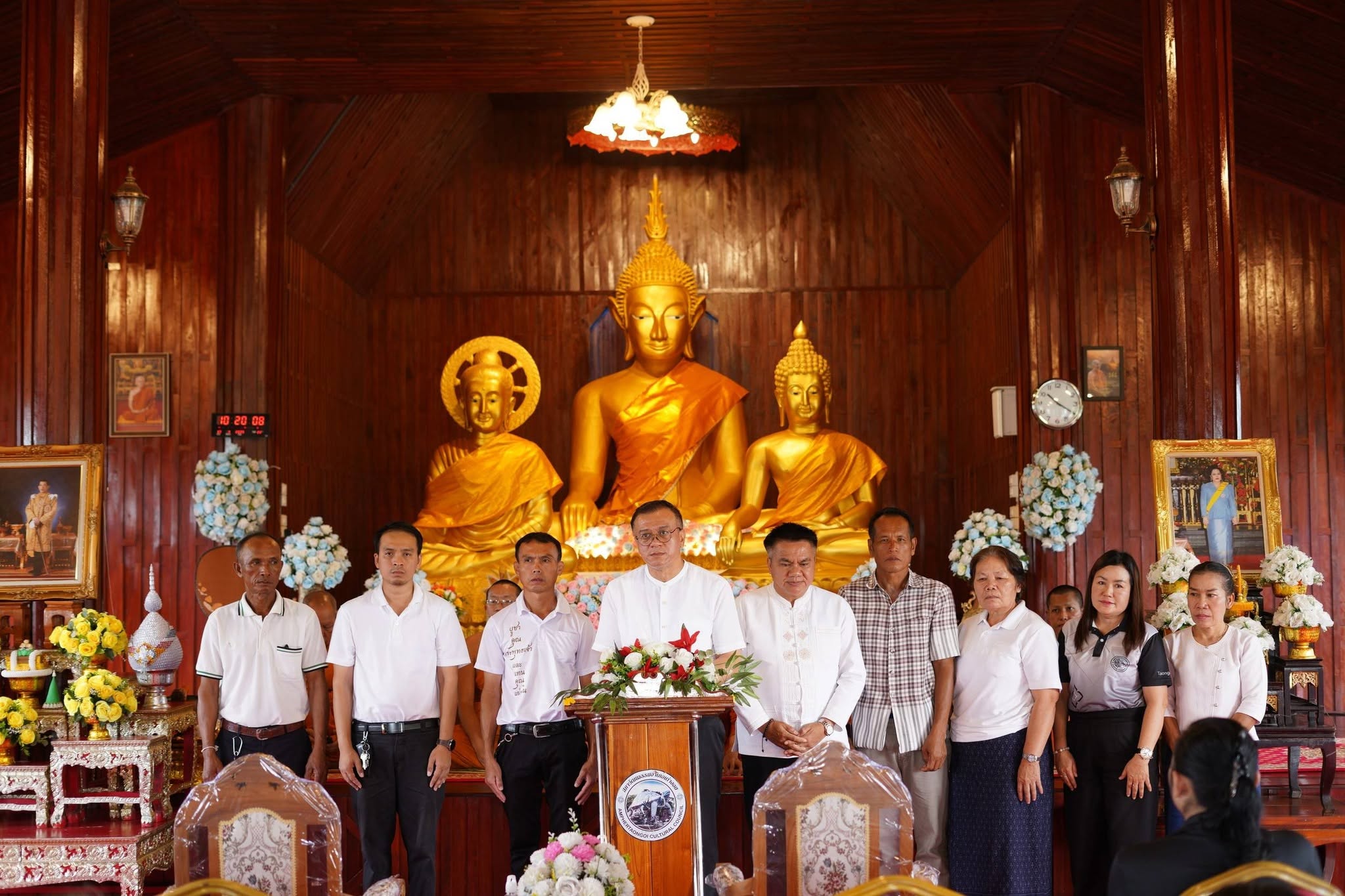 พช.เต่างอย ร่วมประชุมโครงการ “วัด ประชา รัฐ สร้างสุข” วางแผนขับเคลื่อนกิจกรรมพัฒนาวัดด้วยวิถี 5 ส
